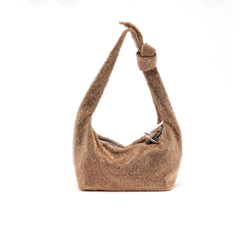NEW Emm Kuo Waverly Gold Bronze Bag